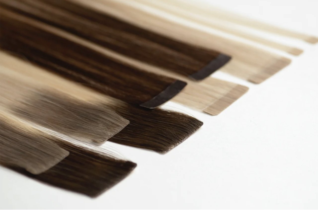 invisi tape in hair extensions