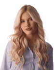 Clip In Hair Extensions Aspen Snow (Ice Blonde)