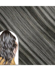 Tape in Hair Extensions Verona Lace (1B/Silver/1B)