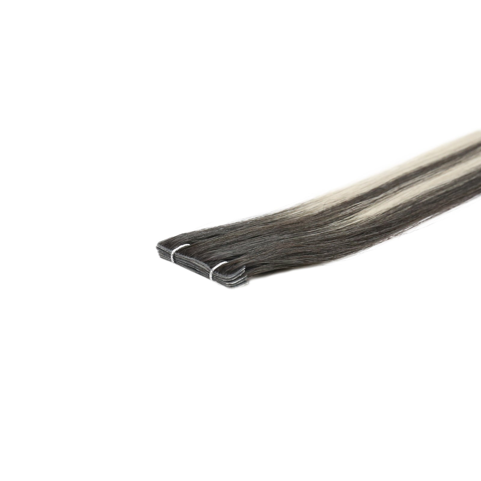 intacte hair Invisi Tape in Hair Extensions Balayage Silver (1B/Silver/1B)