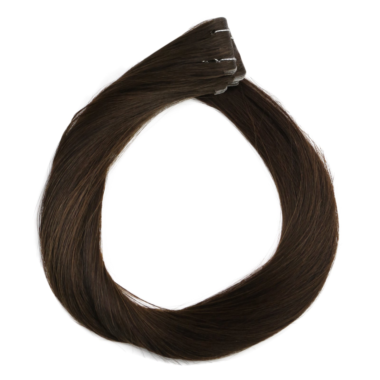 Invisi Tape in Hair Extensions Colombian Cocoa (2)