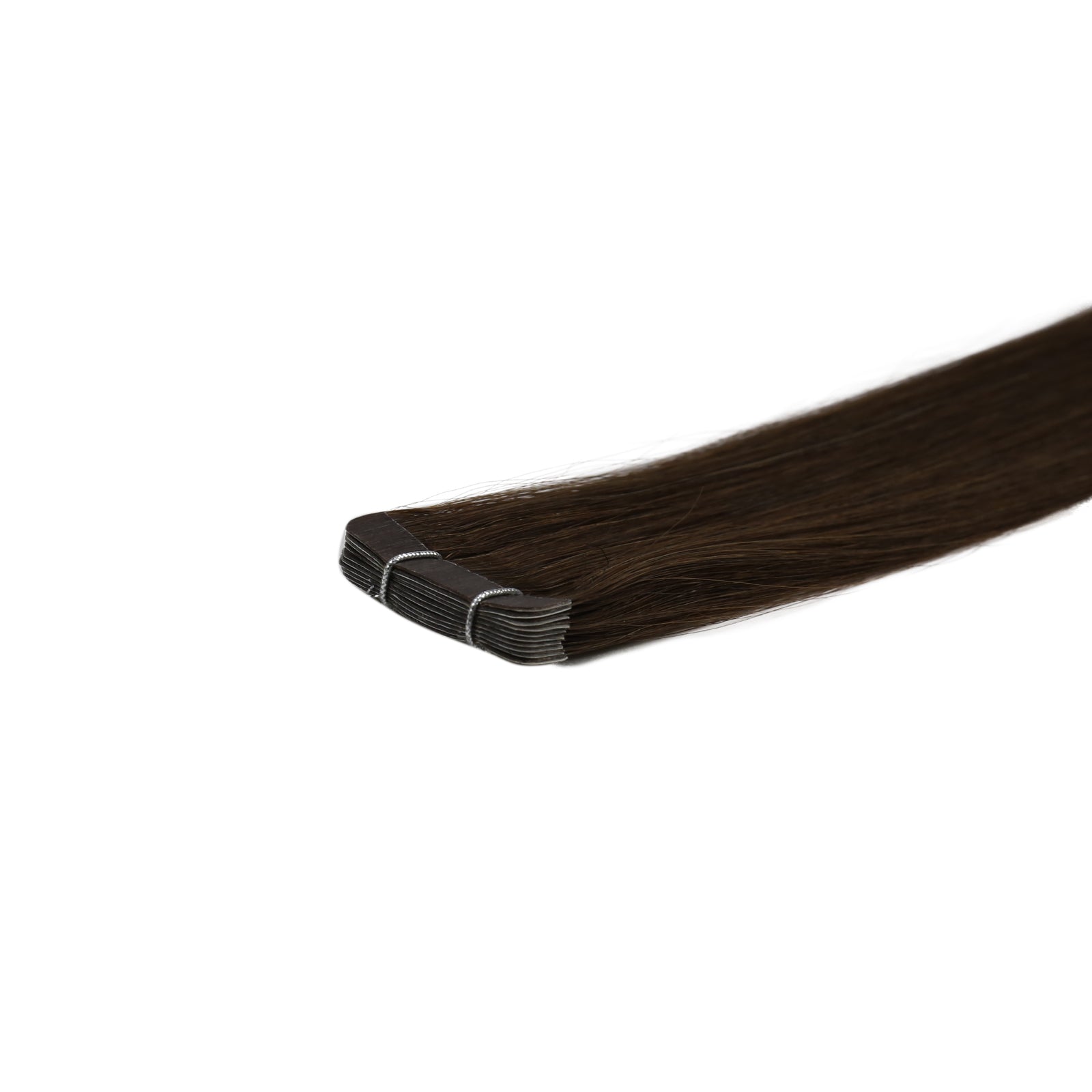 intacte hair Tape in Hair Extensions Chocolate Brown (4)