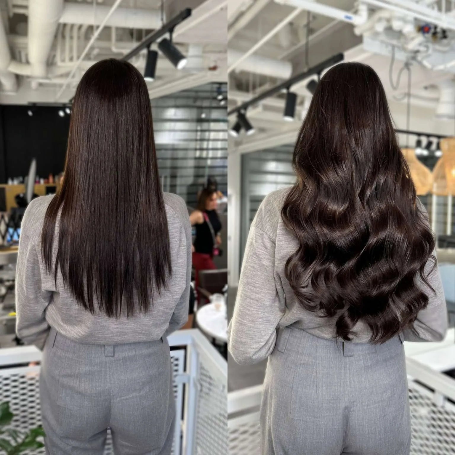 20 inch hair extensions before and after