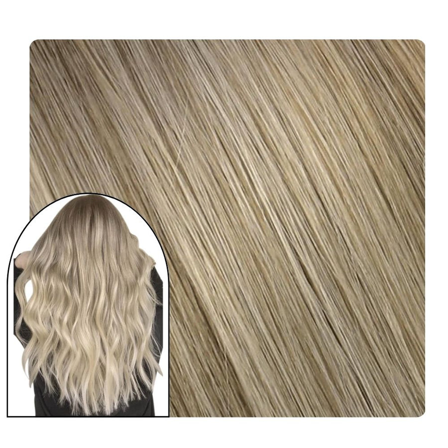 Invisi Tape in Hair Extensions English Butterscotch (8/8/613)