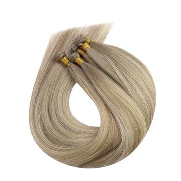 Invisi Weft Hair Extensions English Butterscotch (8/8/613)