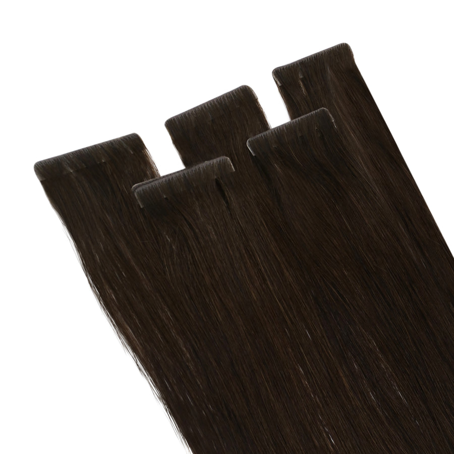 Invisi Tape in Hair Extensions Colombian Cocoa (2)
