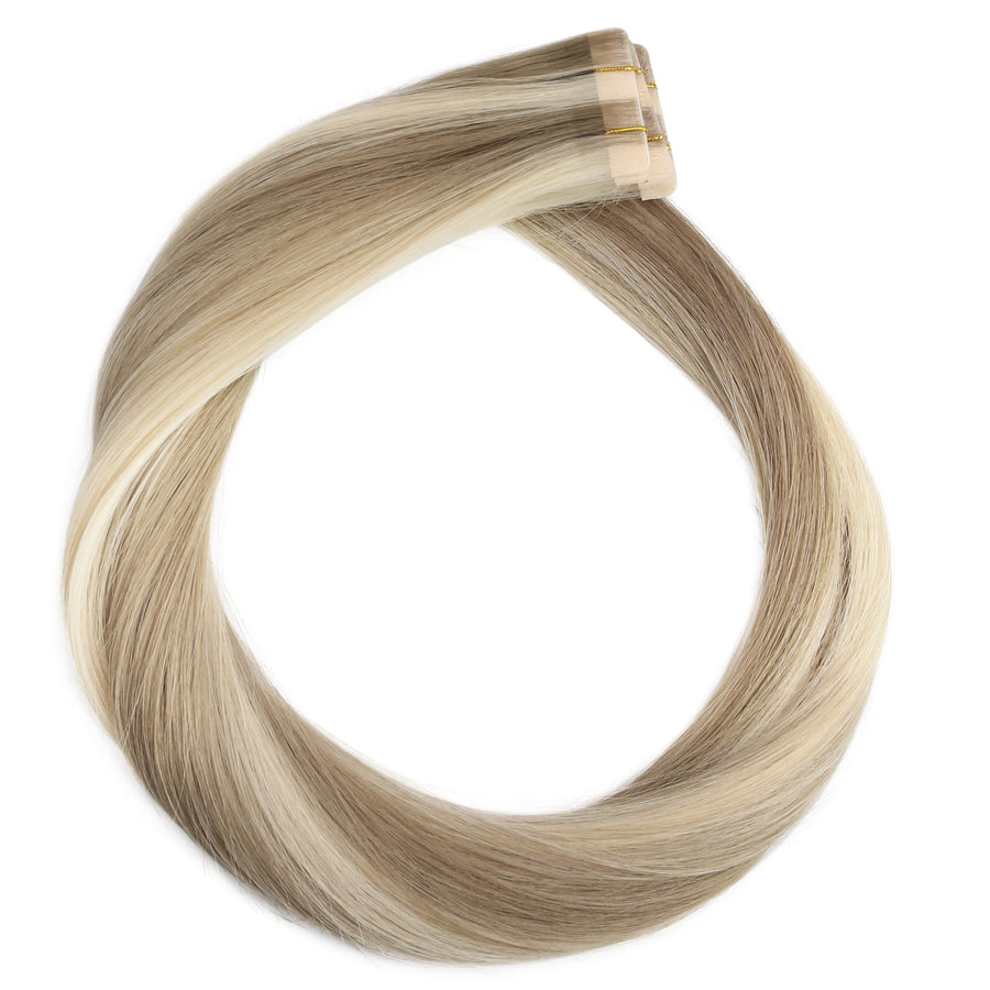 Invisi Tape in Hair Extensions French Creme Brulee (8P60)