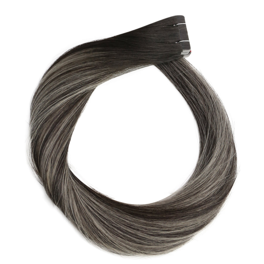 Tape in Hair Extensions Verona Lace (1B/Silver/1B)