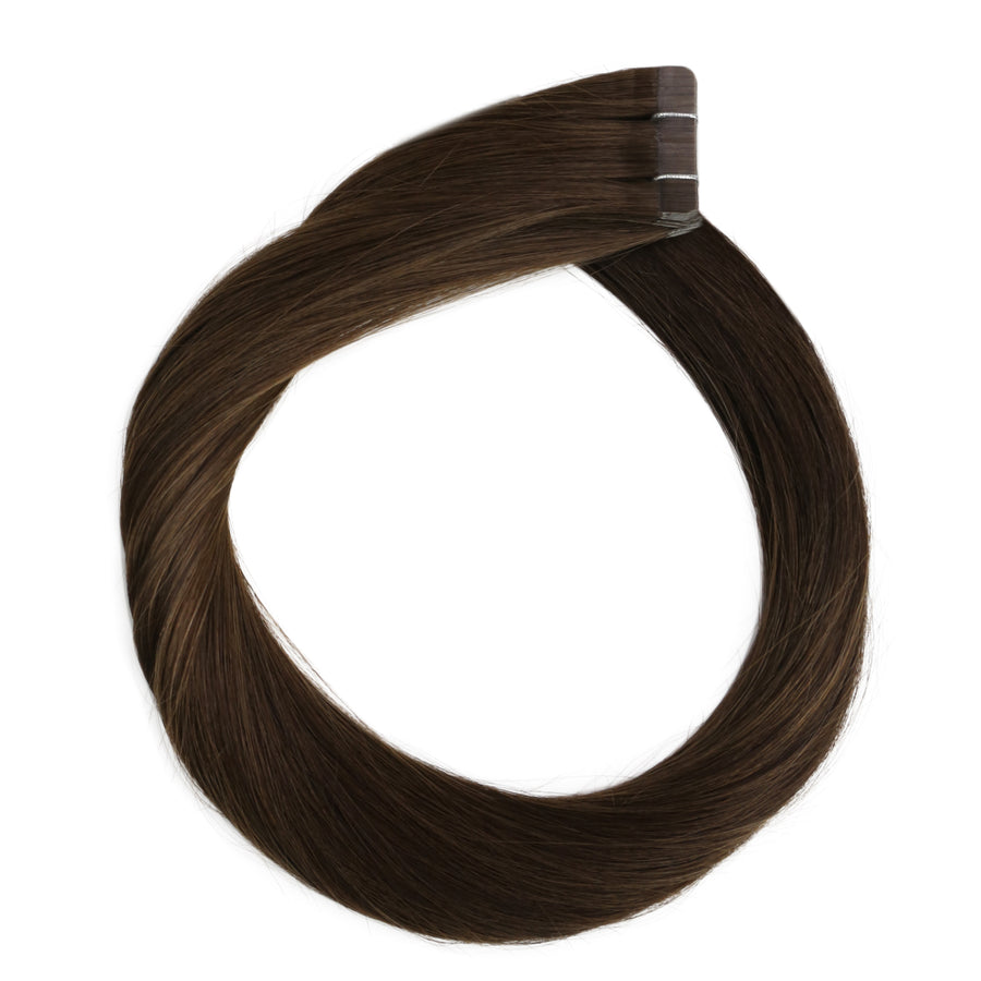 Tape in Hair Extensions Colombian Cocoa (2)