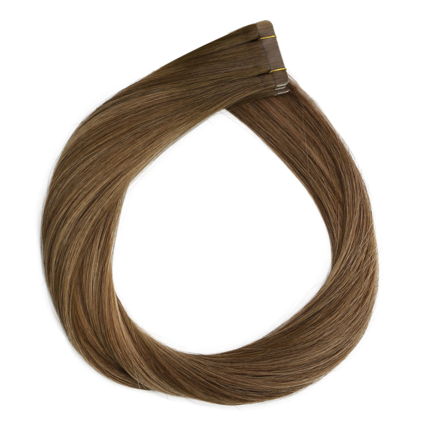 Tape in Hair Extensions Swedish Amber (4/4/27)